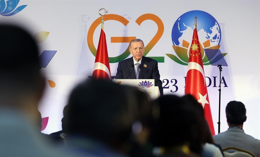 Erdoğan bevestigt de rol van Türkiye in de G20-corridorovereenkomst