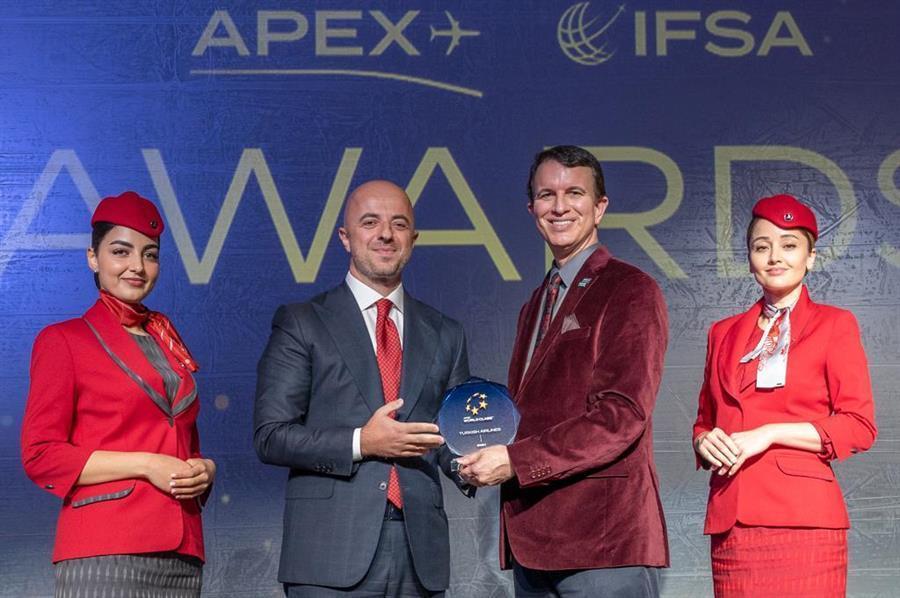 Turkish Airlines ontvangt APEX World Class Award