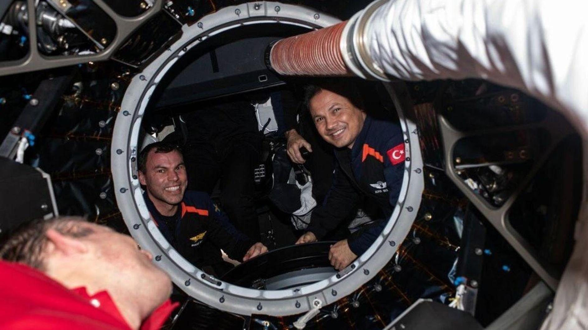 Türkiyes eerste astronaut voert een genexperiment uit in de ruimte