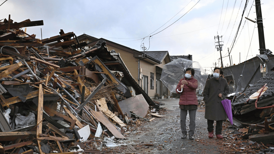 Japan zegt dat de aardbevingsschade 17 miljard dollar kan kosten