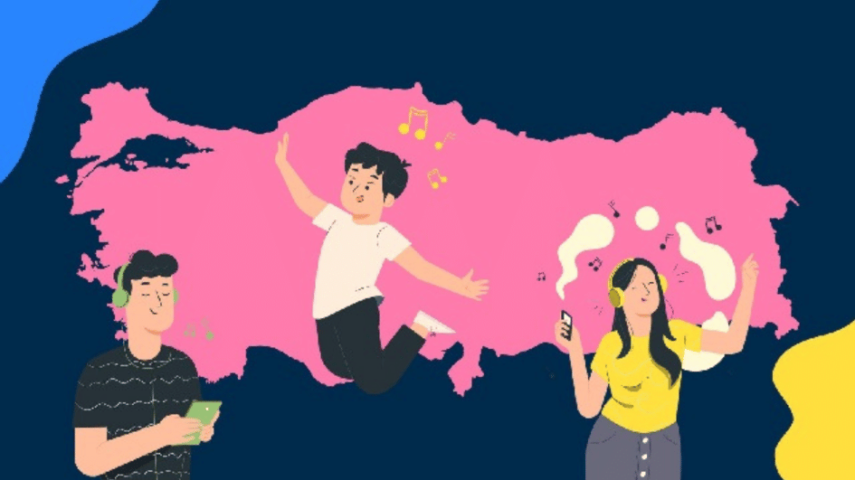 Engelse, Koreaanse en Spaanse liedjes populair in Türkiye