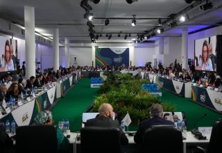 Minister van Financiën Şimşek houdt gesprekken tijdens de bijeenkomst van de G20