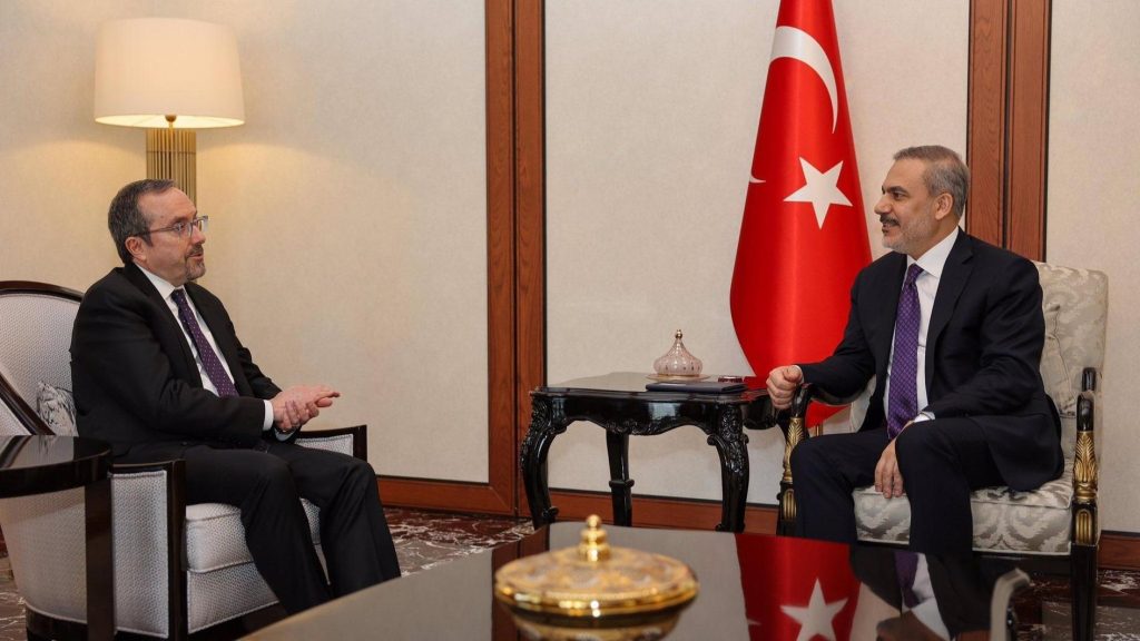 FM Fidan, de Amerikaanse staatssecretaris Bass houdt gesprekken in Ankara