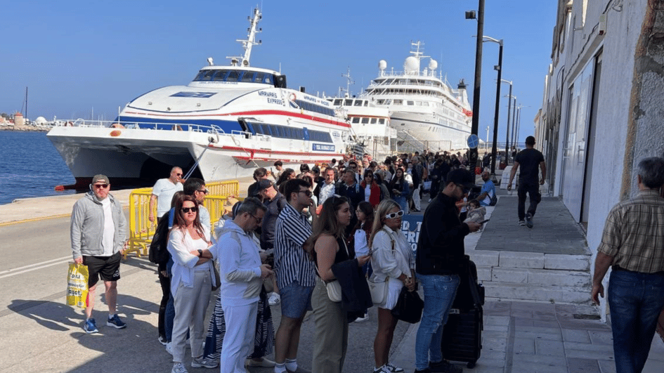 Griekse eilanden die visa bij aankomst aanbieden, getuigen van een sterke stijging van het aantal Turkse toeristen
