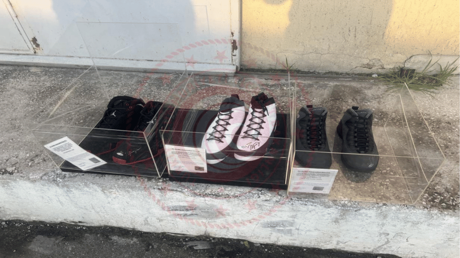 Ministry zet gesigneerde Jordan sneakers te koop