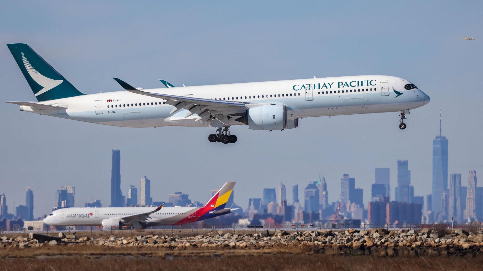 Cathay inspecteert A350-vloot na defect aan motorcomponent
