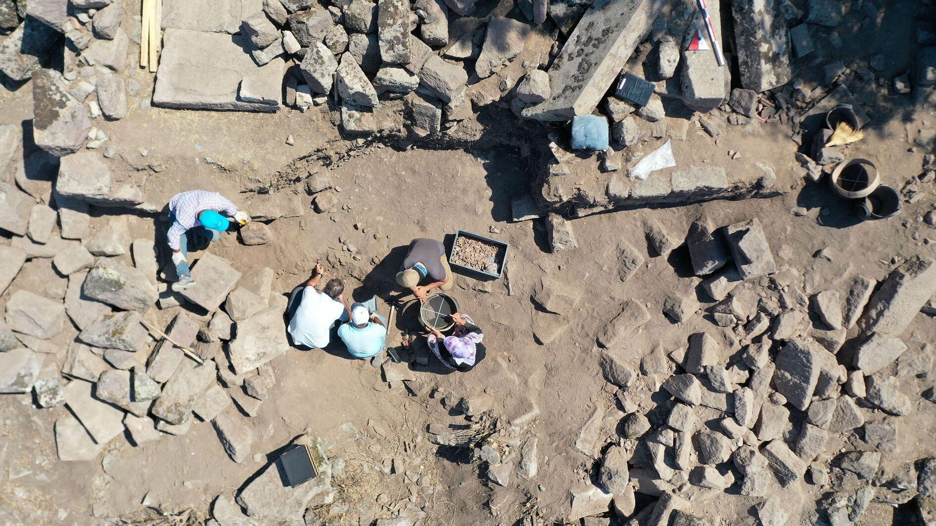 Tempel gewijd aan Demeter opgegraven in Aigai