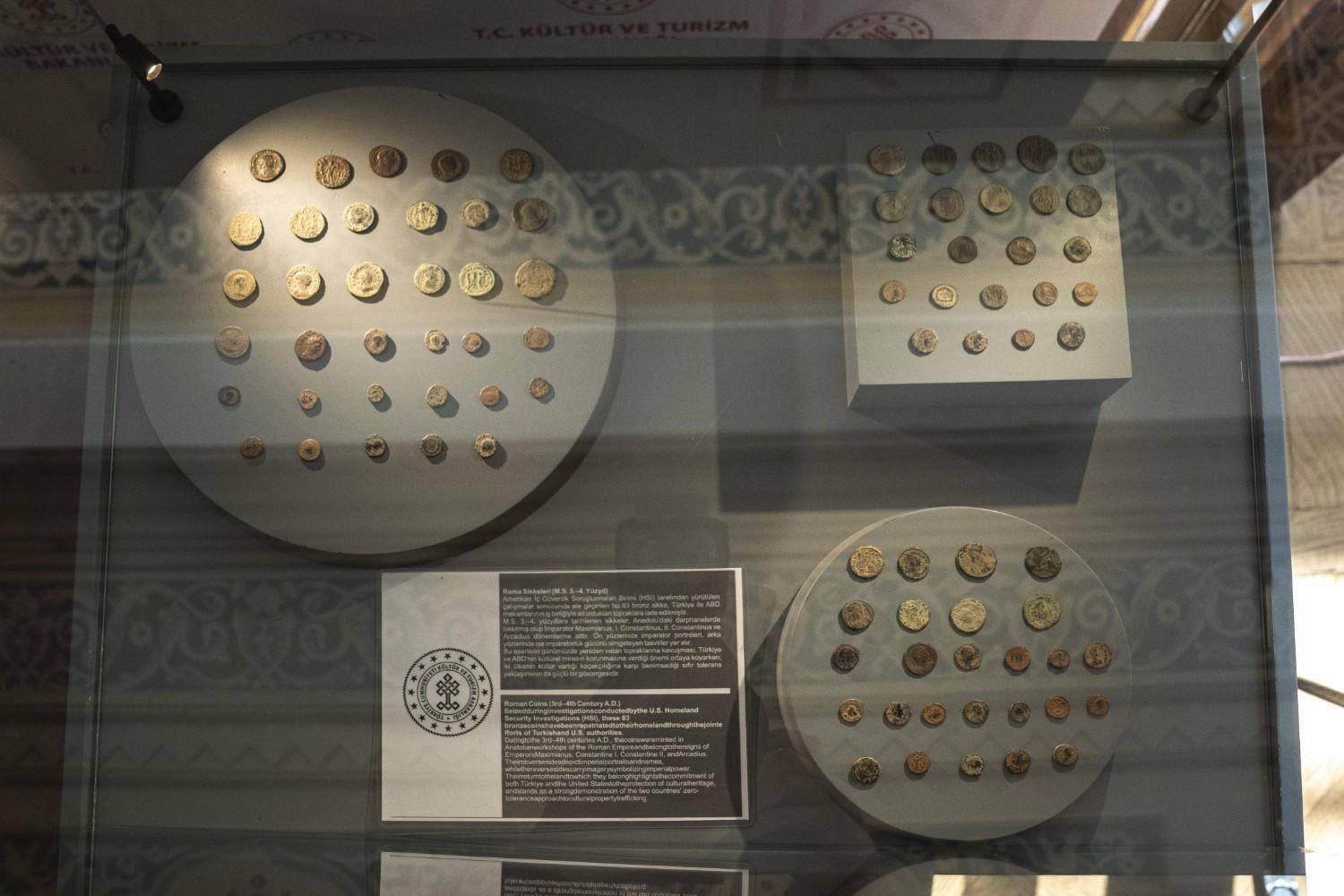 Türkiye beveiligt de terugkeer van 83 Romeinse munten van ons