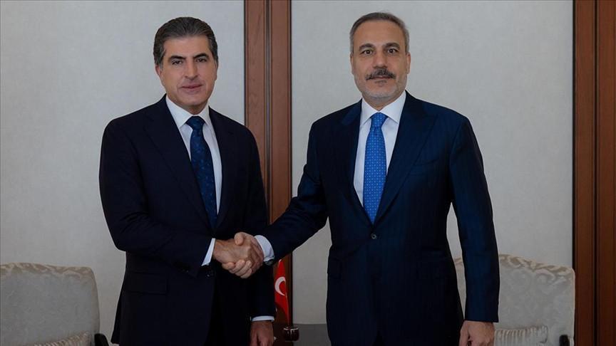 Fidan en Barzani komen bijeen om het bod voor terreurvrij Türkiye te bespreken