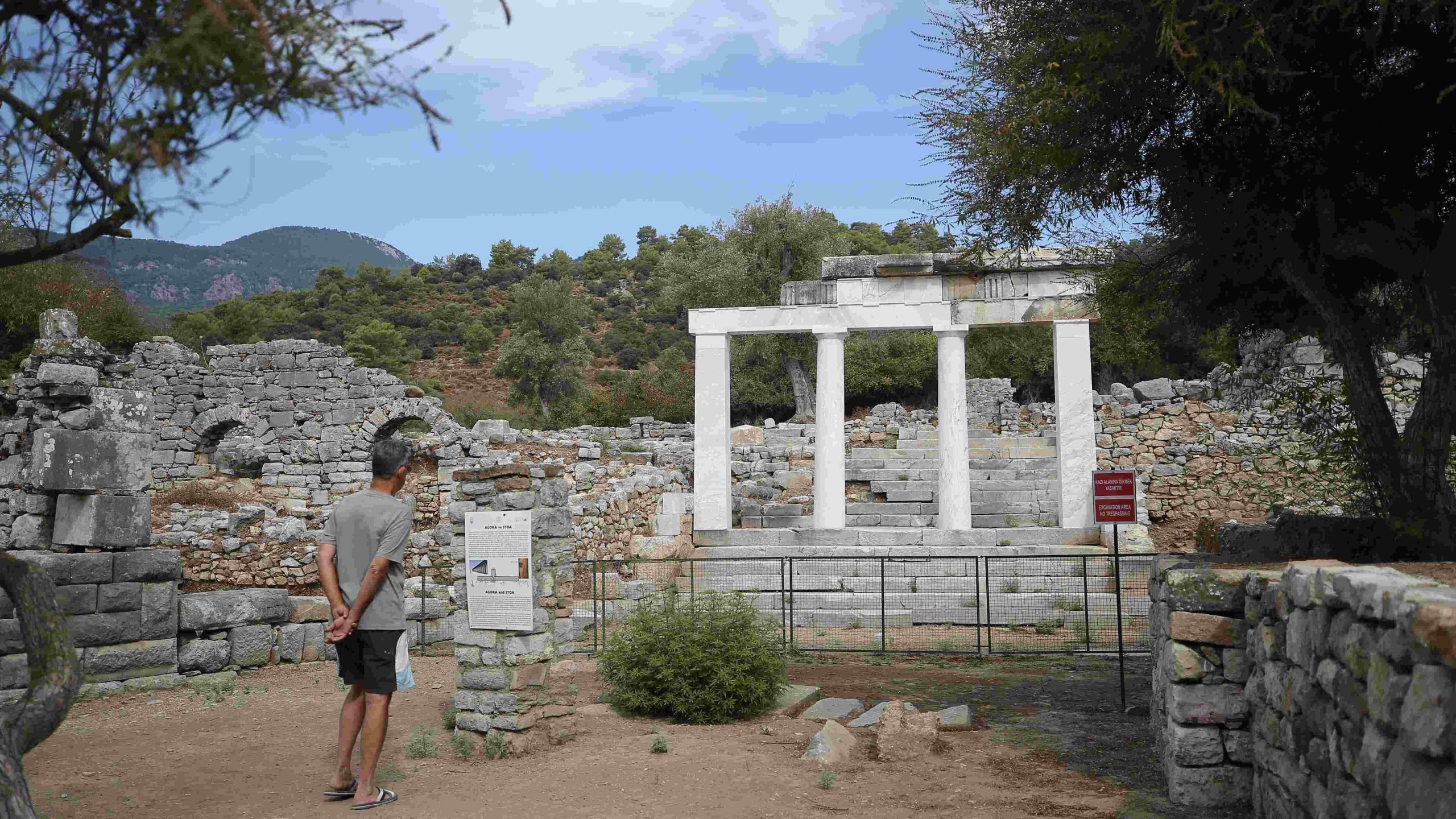 Kerk opgegraven tijdens opgravingen in de oude stad Kaunos