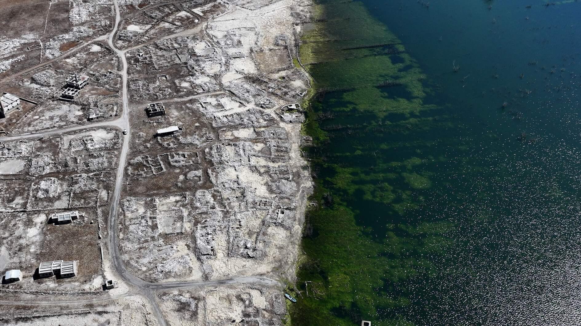 Terugtrekkende Kayseri Dam Waters ontdekken vier verloren nederzettingen