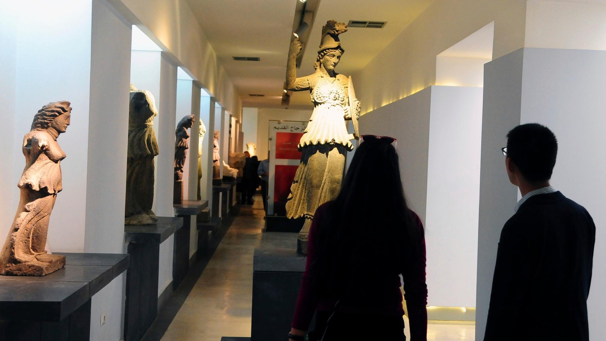 Romeinse beelden gestolen uit het Syrische nationale museum
