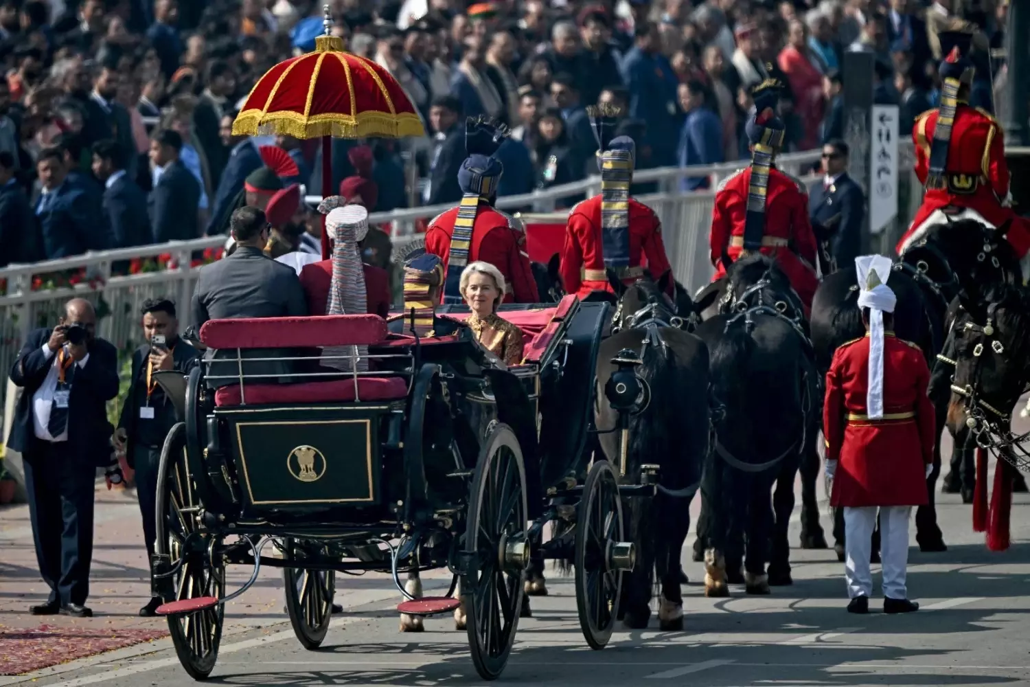 EU-leiders arriveren in India, in de hoop een vrijhandelsovereenkomst te sluiten