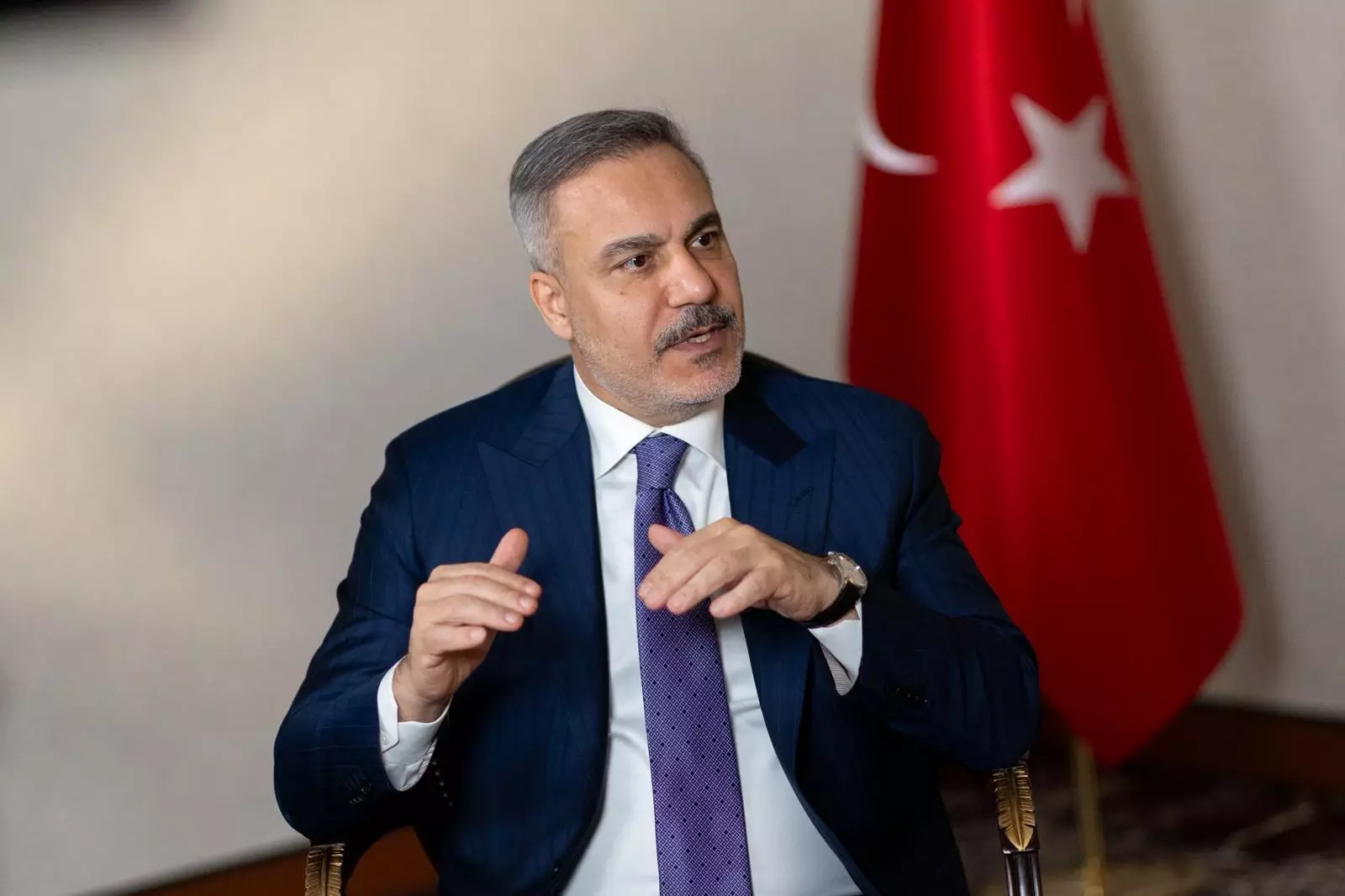 Fidan roept op tot een regionaal veiligheidspact gebaseerd op vertrouwen