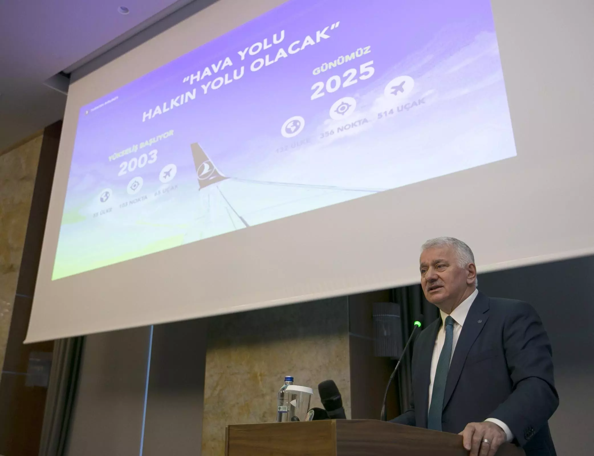 Turkish Airlines zal in 2033 tot de top 5 van luchtvaartmaatschappijen ter wereld behoren, zegt CEO