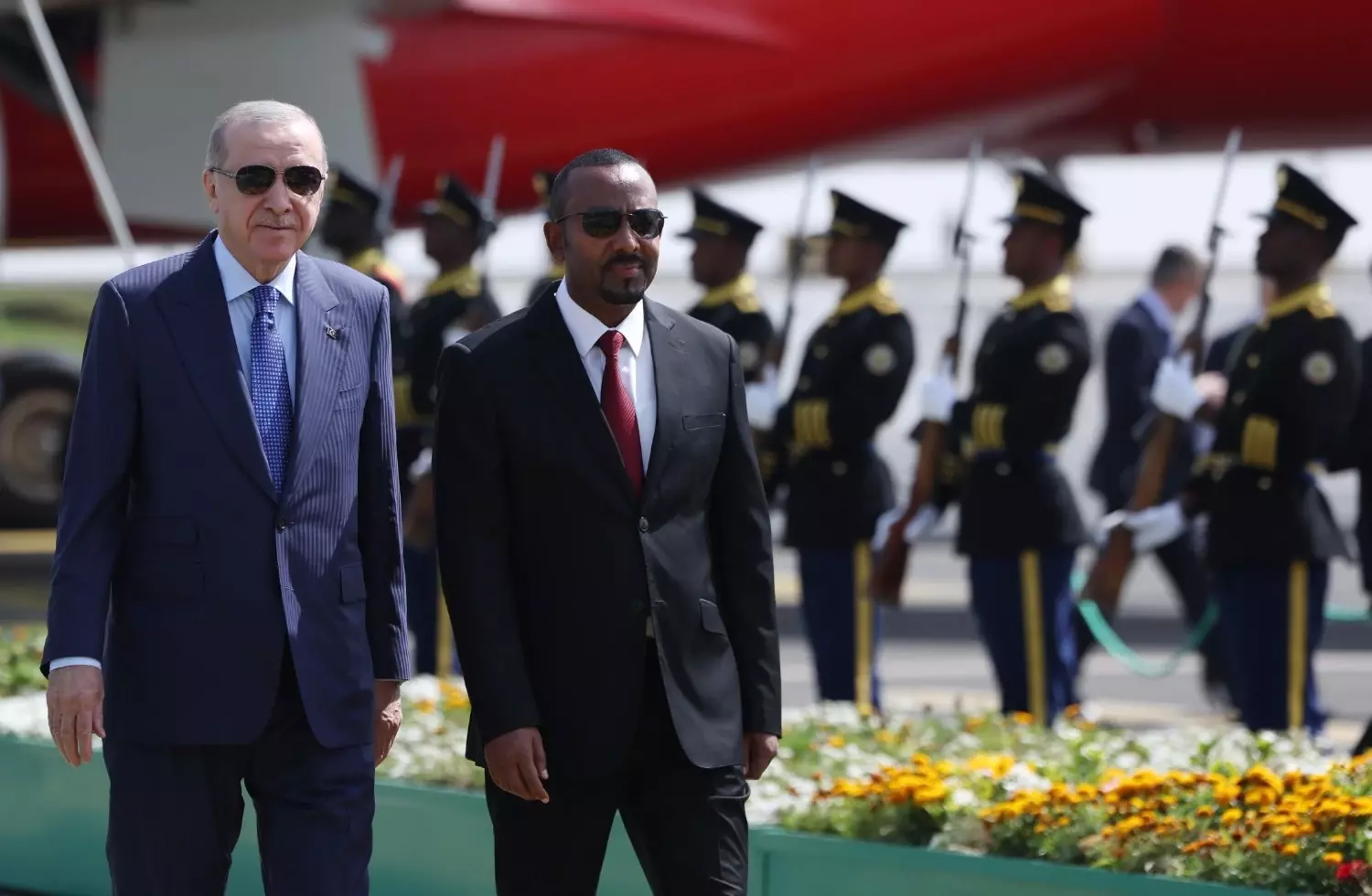 Erdoğan arriveert in Ethiopië voor officieel bezoek