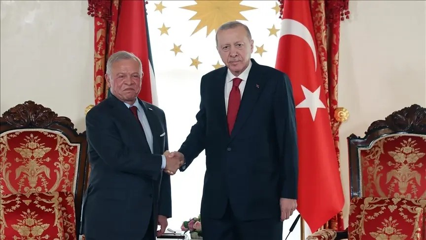Erdoğan ontmoet de Jordaanse koning in Istanbul en belooft sterkere banden