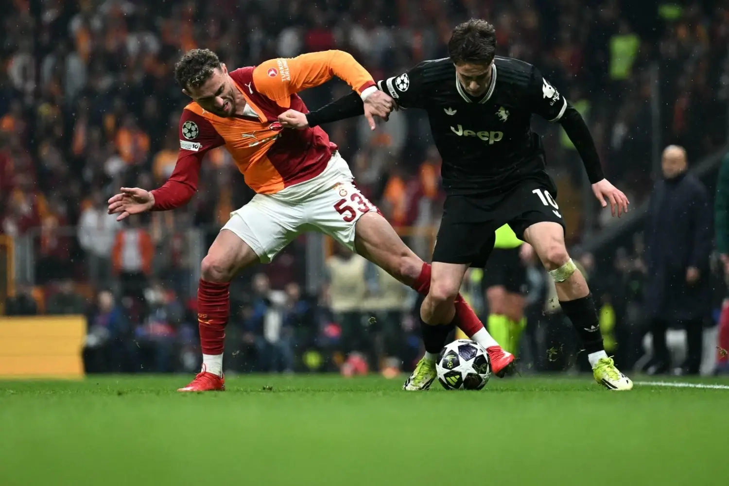 Galatasaray lijkt de klus te klaren tegen Juventus