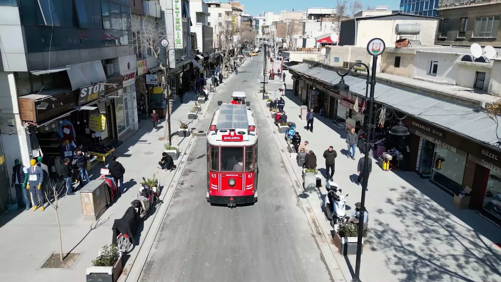 Şanlıurfa introduceert elektrische shuttles, nostalgische tramlijnen in het historische stadscentrum