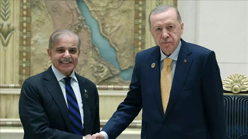 Erdoğan dringt aan op diplomatie over conflicten in het Midden-Oosten, in samenwerking met de Pakistaanse Sharif