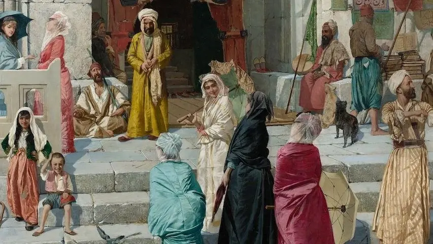 Zeldzaam schilderij van Osman Hamdi Bey dat in Londen onder de hamer gaat