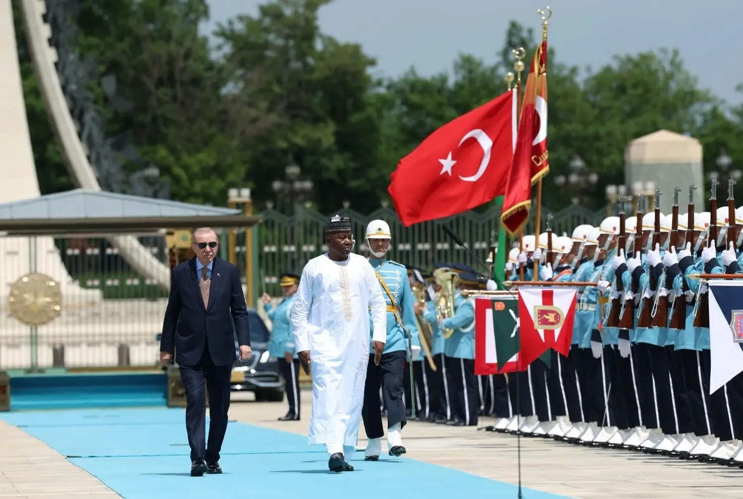 Erdoğan ontvangt de president van Niger in Ankara