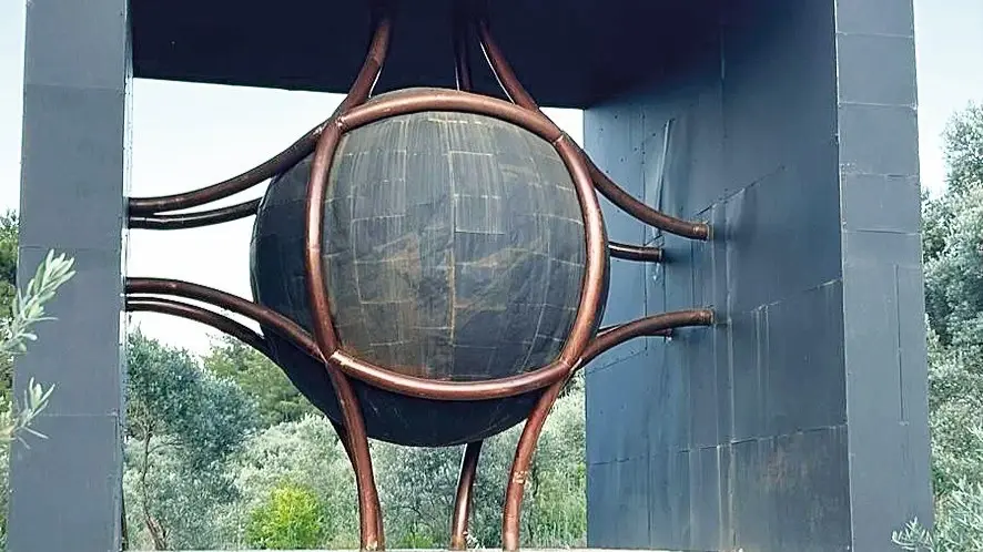 Mysteriestructuur onthuld als een kunstinstallatie