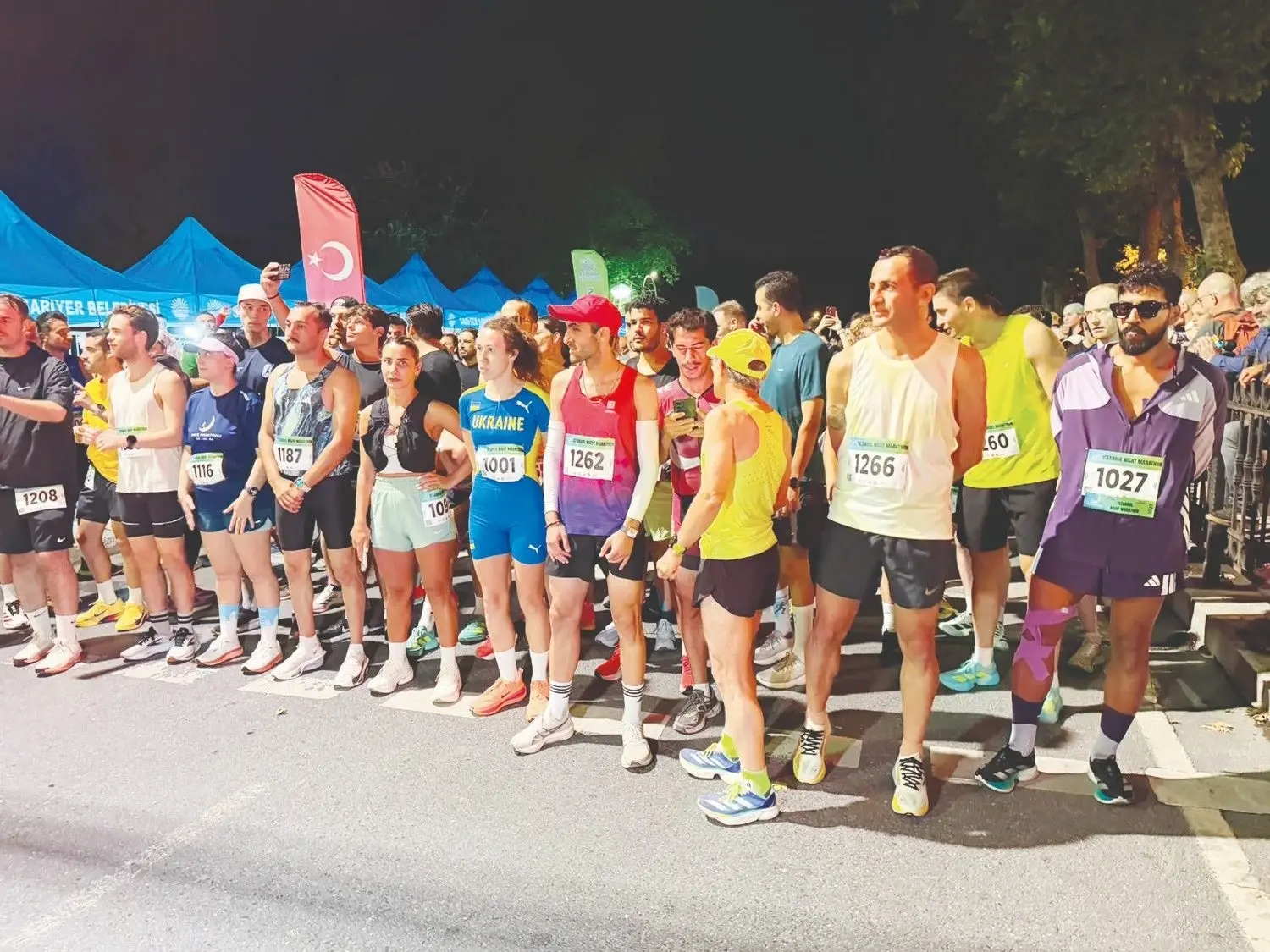 Het Sarıyer in Istanboel is gastheer van de eerste nachtmarathon van Türkiye