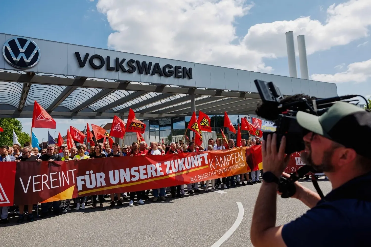Union waarschuwt voor conflicten nu Volkswagen oog heeft voor massale banenverlies