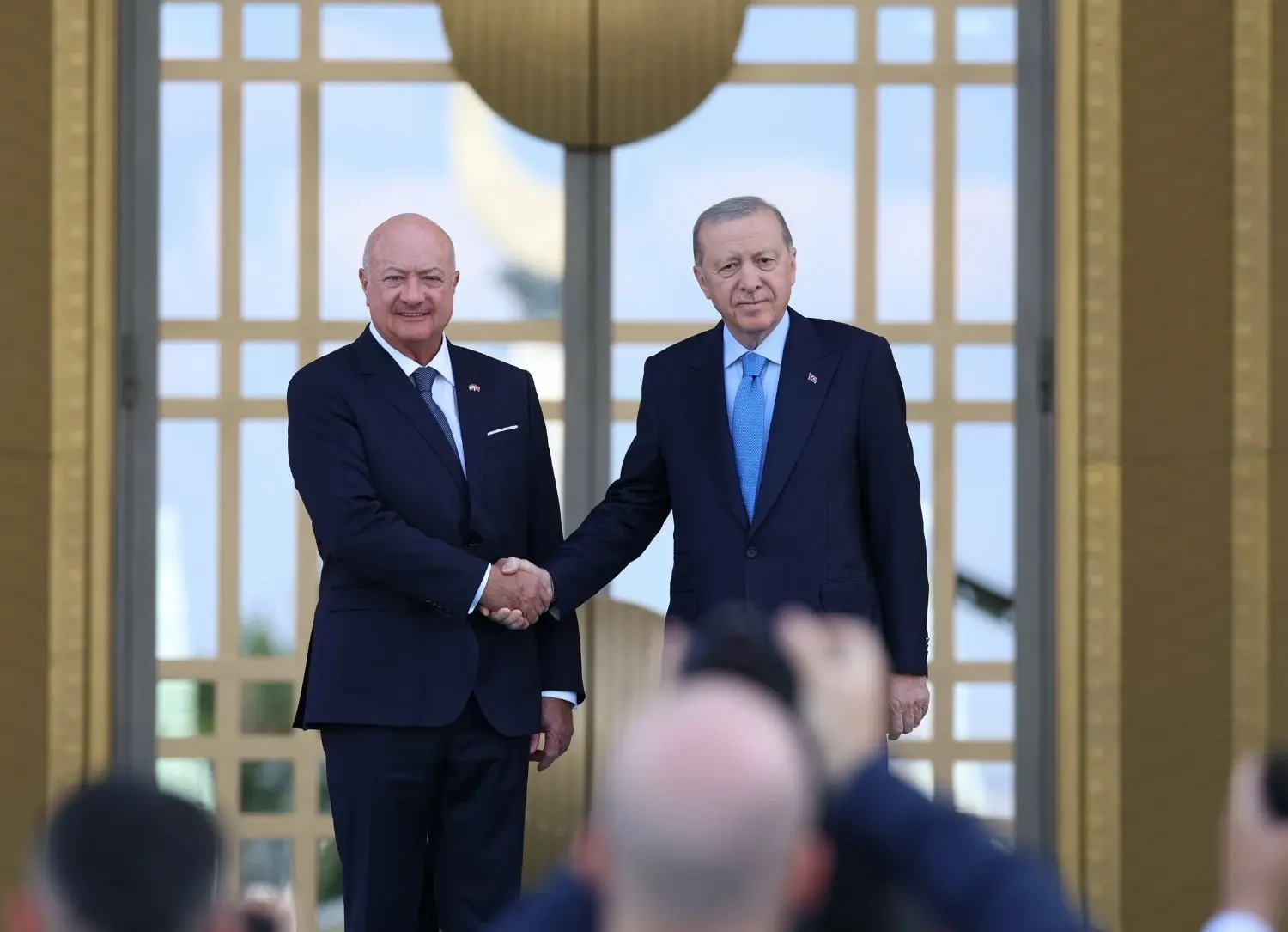 Erdoğan ontvangt de Oostenrijkse kanselier in Ankara