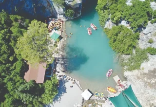 Göynük Canyon trekt avonturiers