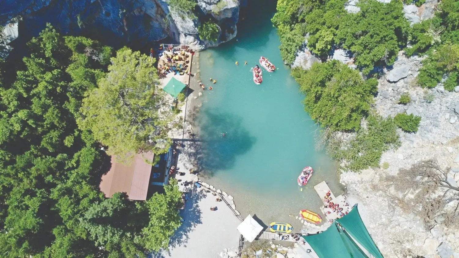 Göynük Canyon trekt avonturiers