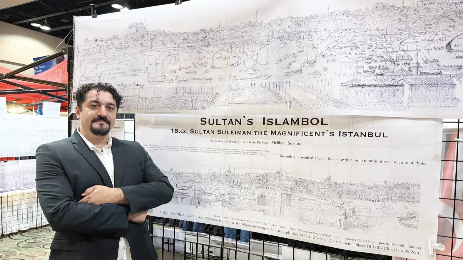 Turkse kunstenaar herschept het panorama van Istanbul