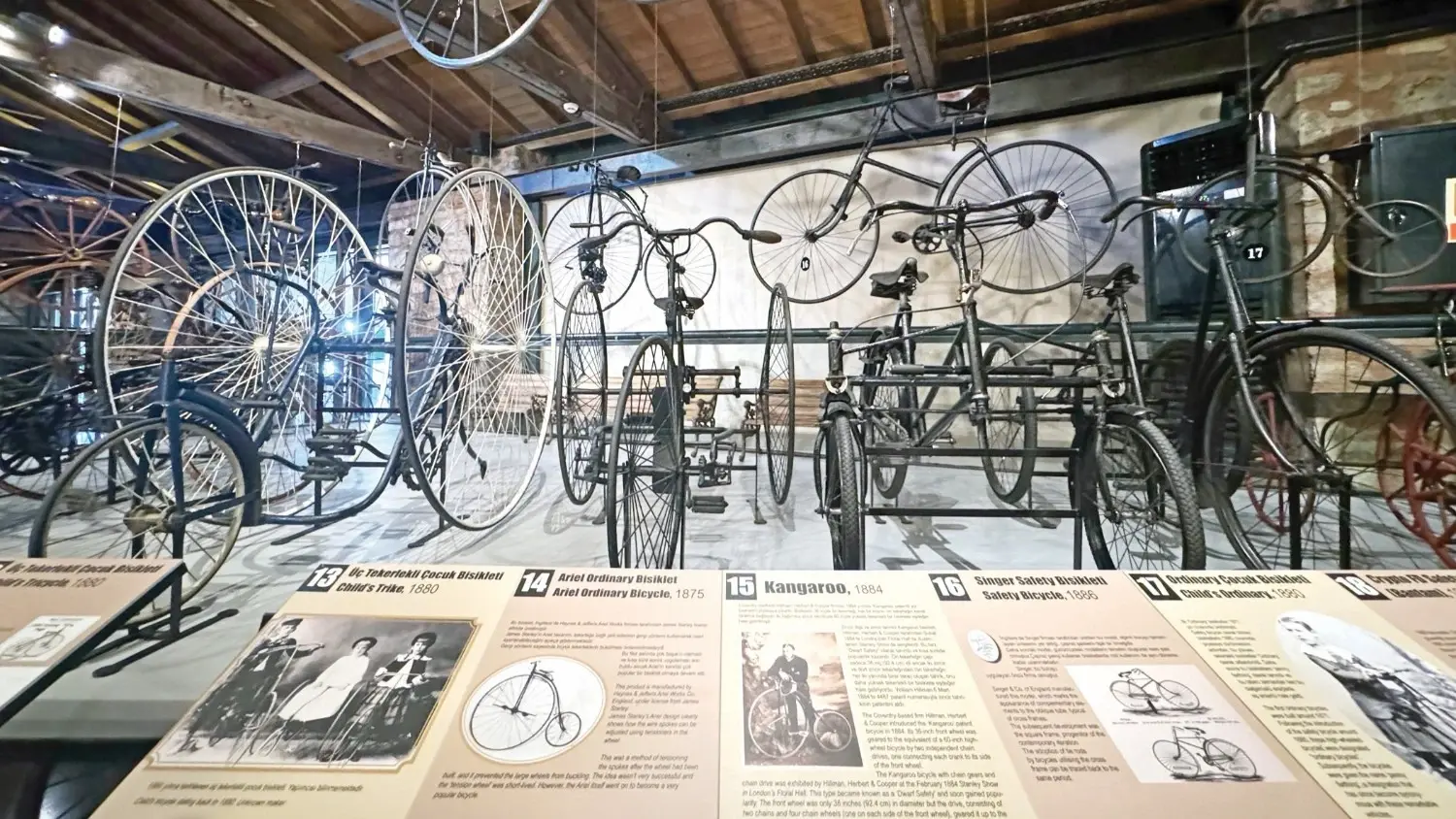 Twee eeuwen op twee wielen in het Koç Museum