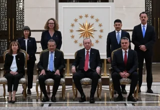 Erdoğan ontvangt geloofsbrieven van nieuwe ambassadeurs