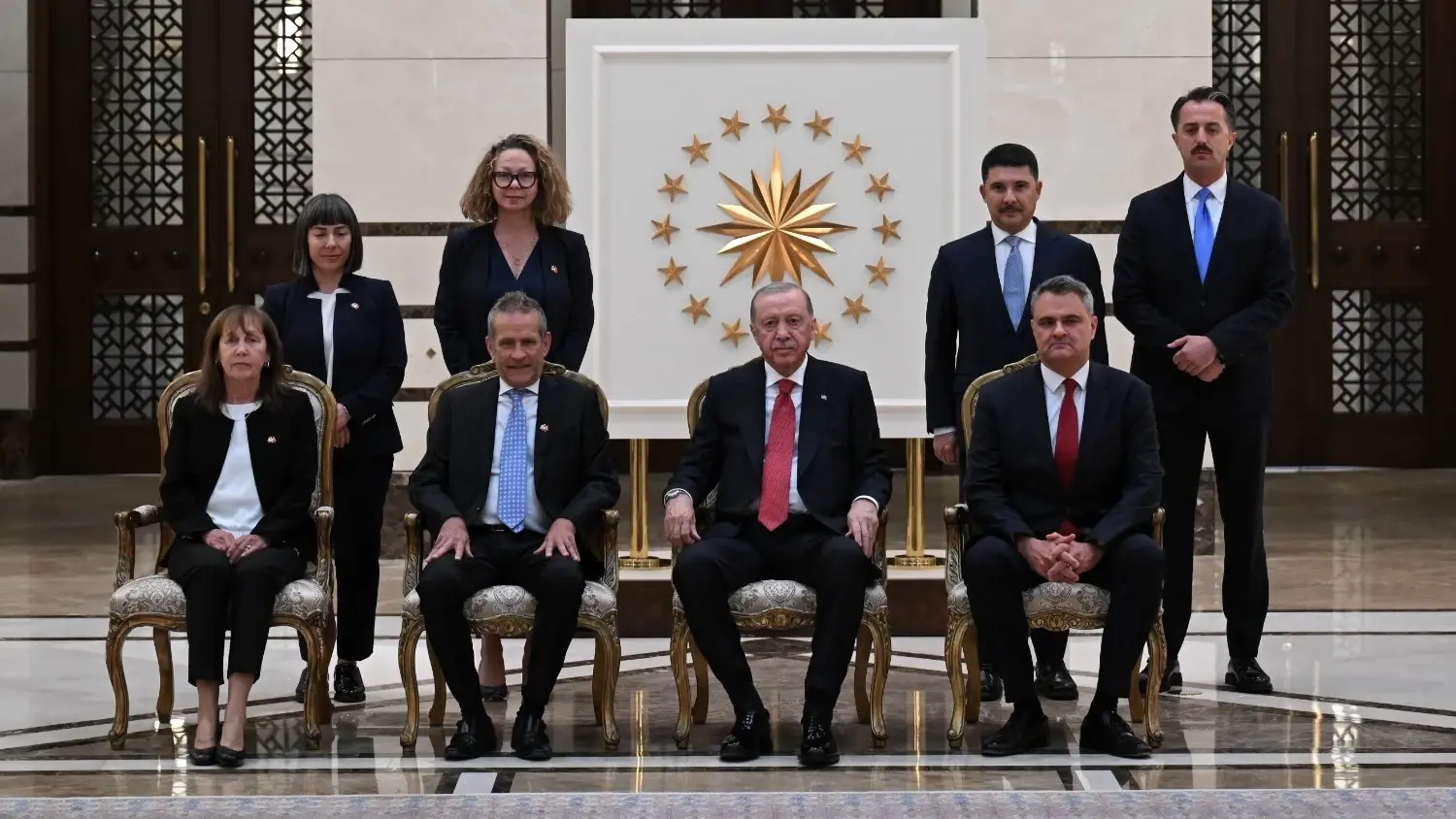 Erdoğan ontvangt geloofsbrieven van nieuwe ambassadeurs