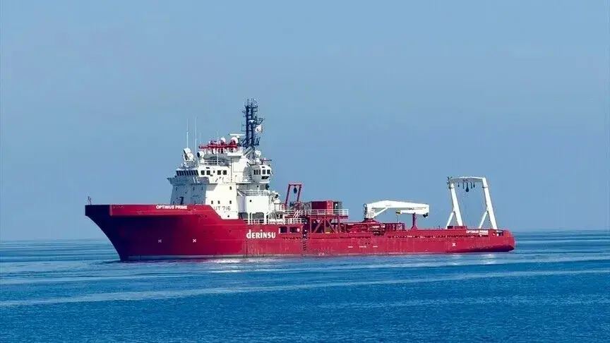 Gespecialiseerd schip doet mee aan de zoektocht naar 14 vermiste passagiers voor de kust van Turks-Cyprus