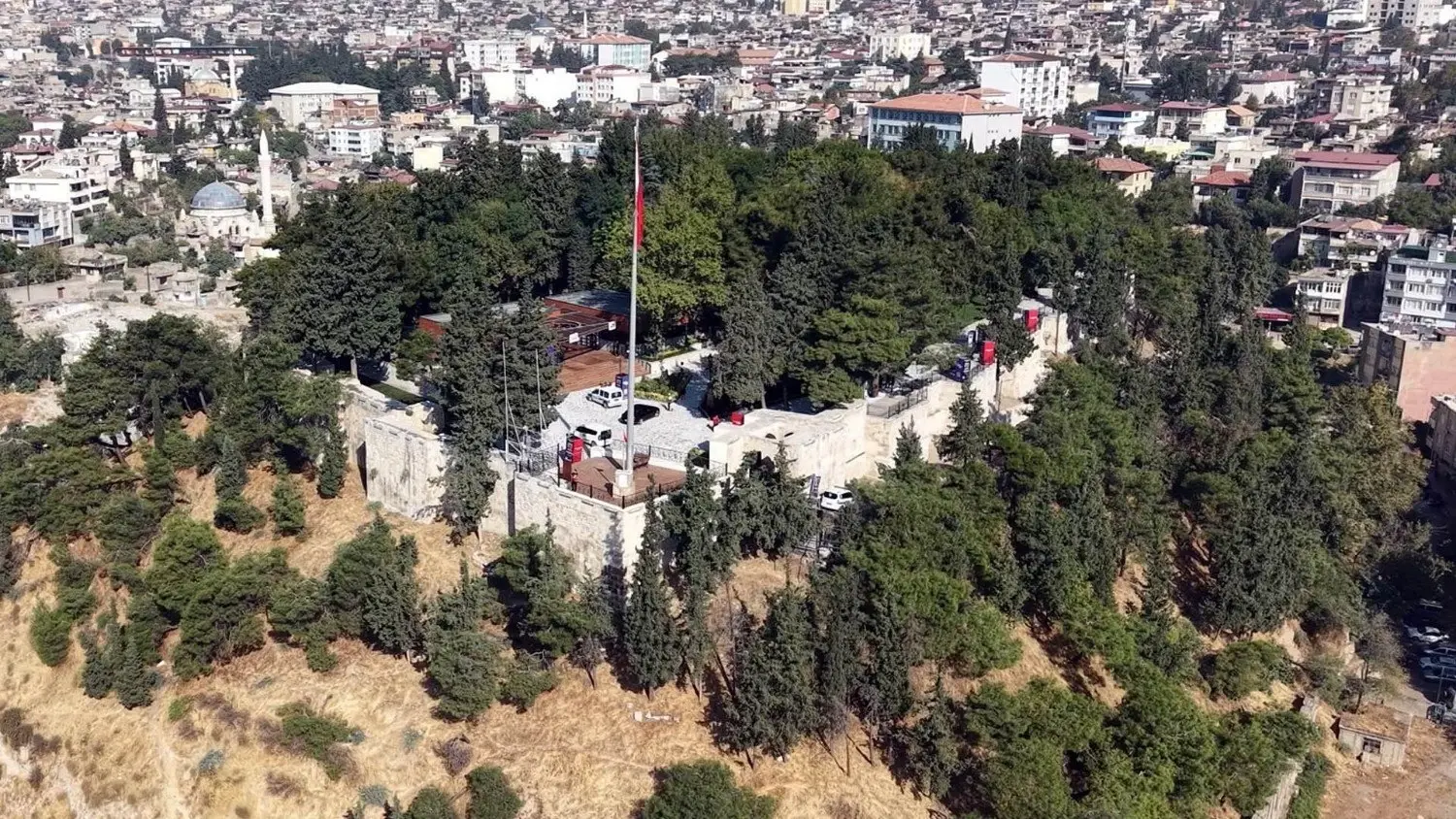 Het Kahramanmaraş-kasteel gaat weer open
