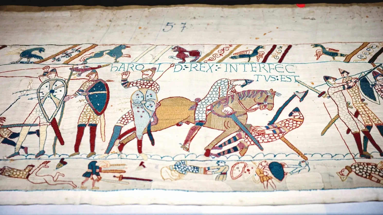 'Manie' van Bayeux Tapestry overspoelt Groot-Brittannië bij opening uitverkochte tentoonstelling