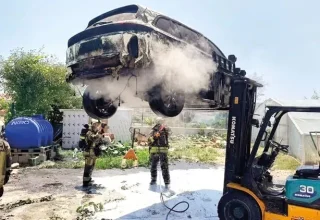 Meer Skywell ET5-auto’s vatten vlam in Turkije
