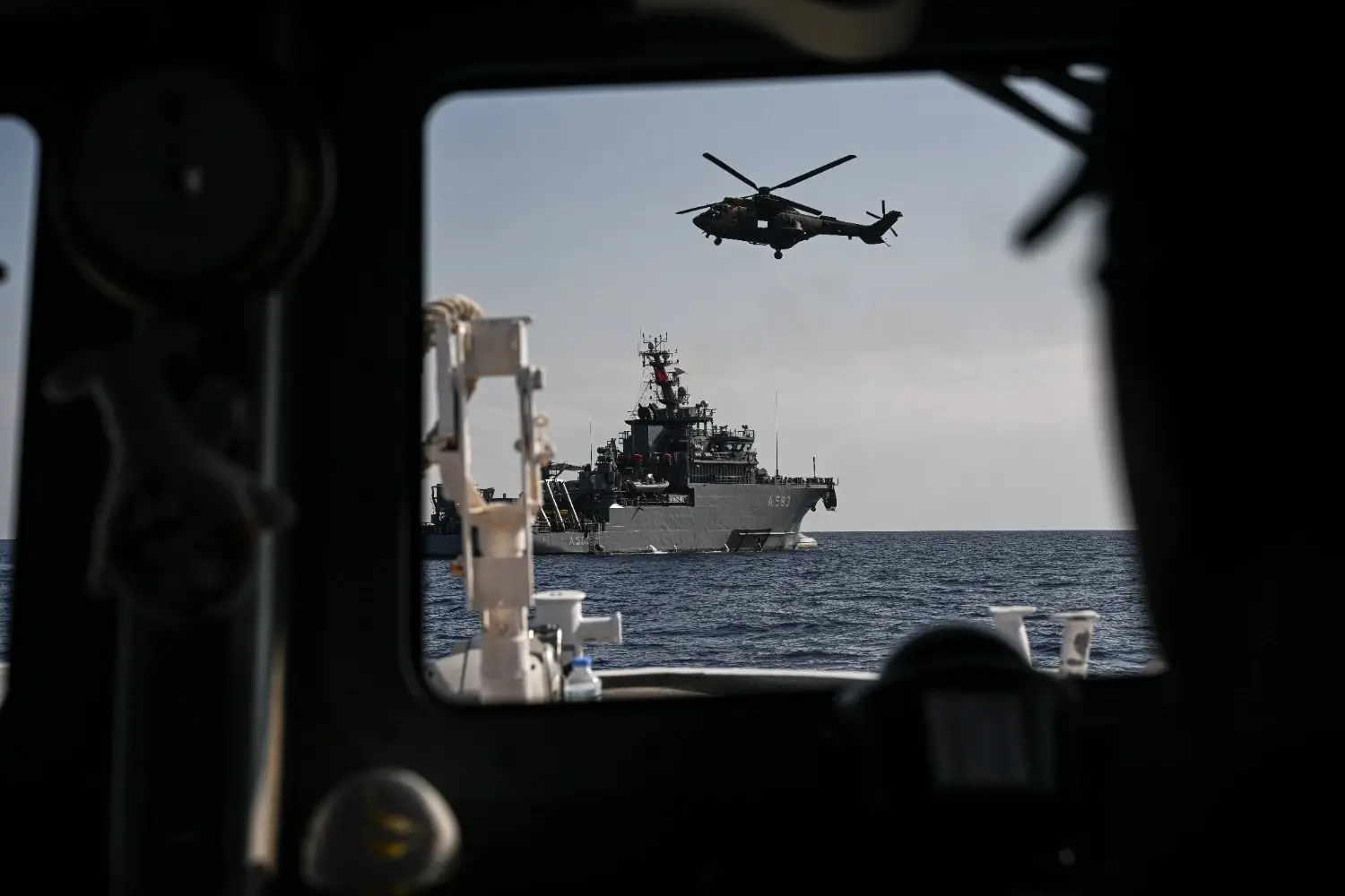 Mogelijk wrak van de Kyrenia-veerboot op 550 meter hoogte