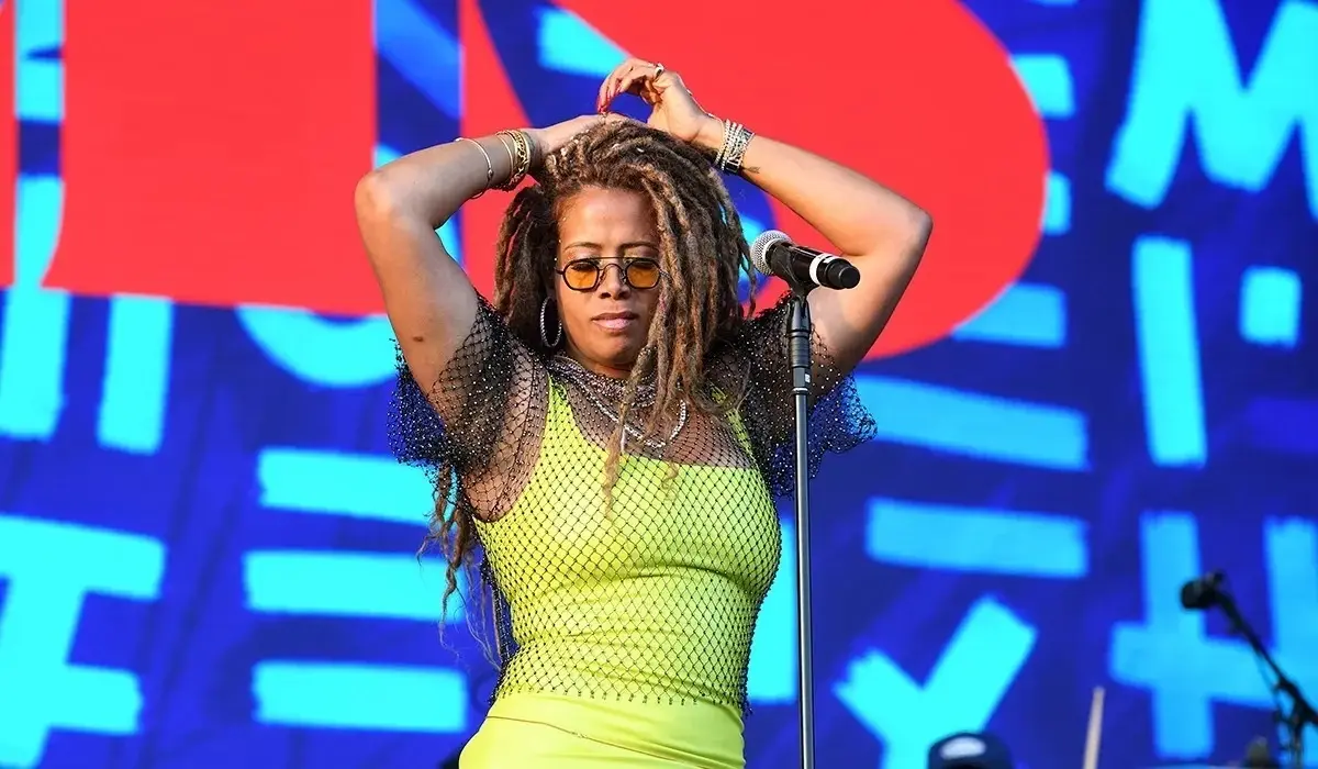 R&B-ster Kelis treedt op in Istanbul tijdens het 10e MIX Festival