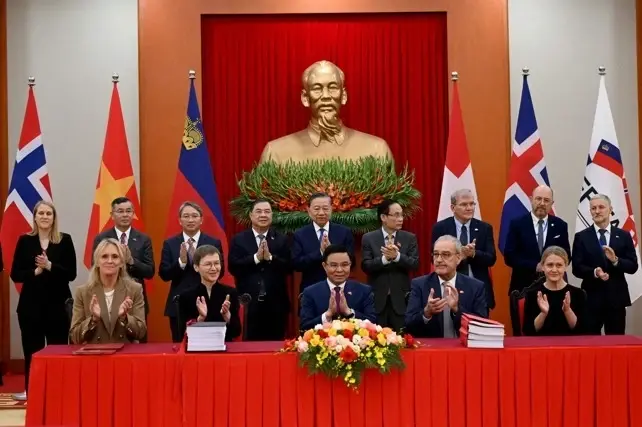 Vietnam tekent een vrijhandelsovereenkomst met vier Europese landen
